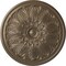 Ekena Millwork Bordeaux Ceiling Medallion (Fits Canopies up to 3 1/4"), 22 5/8"OD x 1 3/4"P, Warm Silver CM22BOWSS - alternate 1